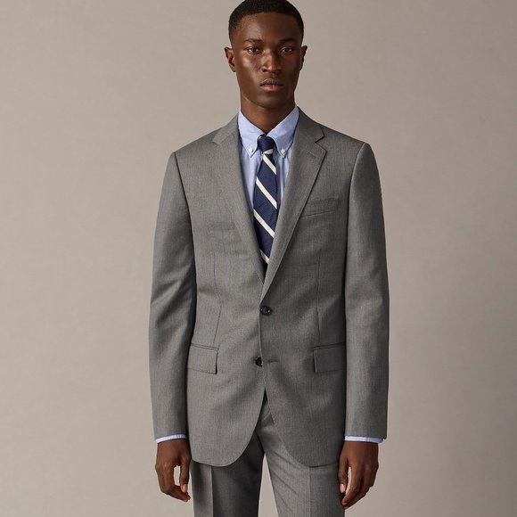 NWT J. Crew Ludlow Slim-fit Suit Jacket with Double Vent in Loro Piana Wool 44R - Picture 1 of 6